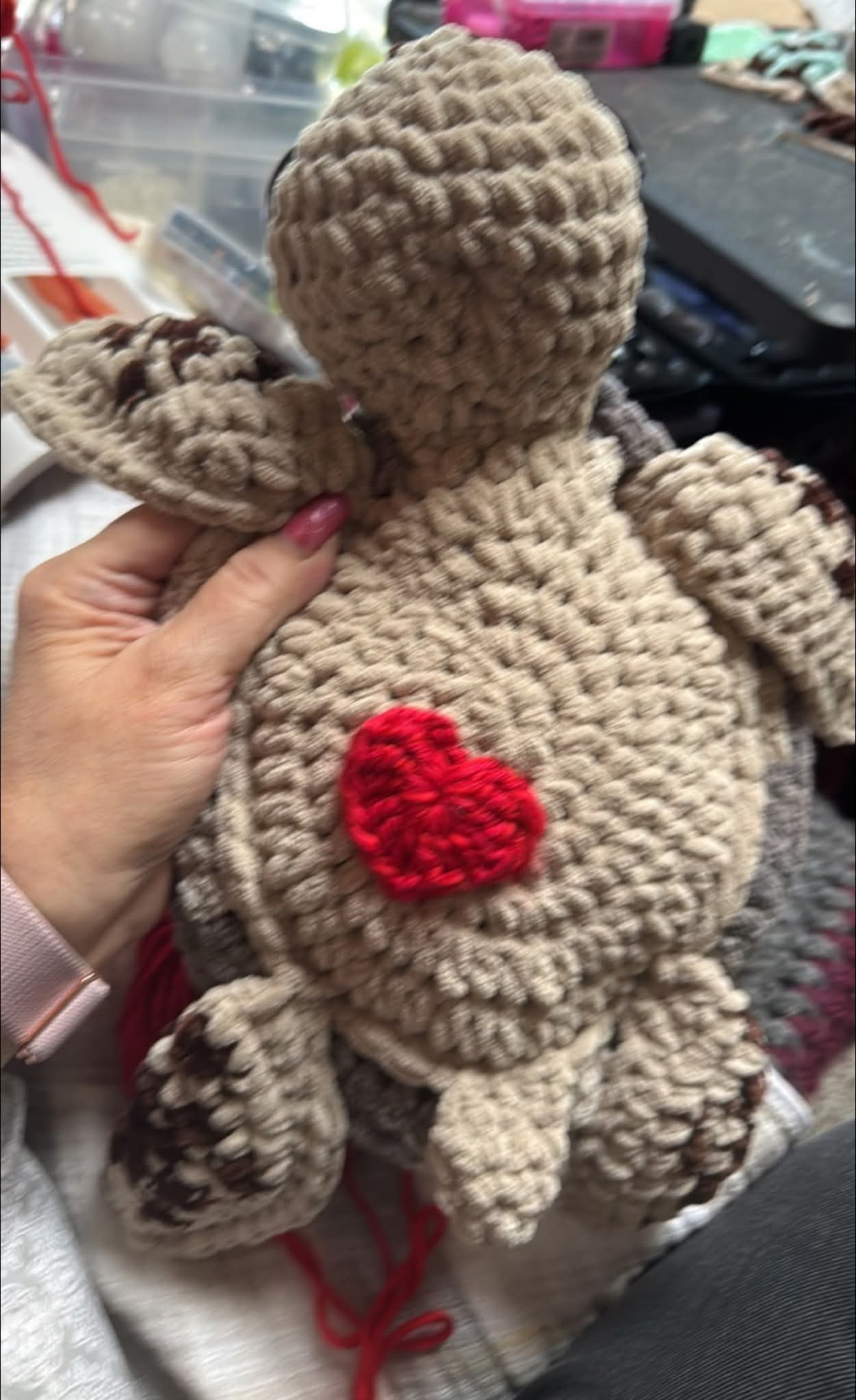 Turtle With Red Heart